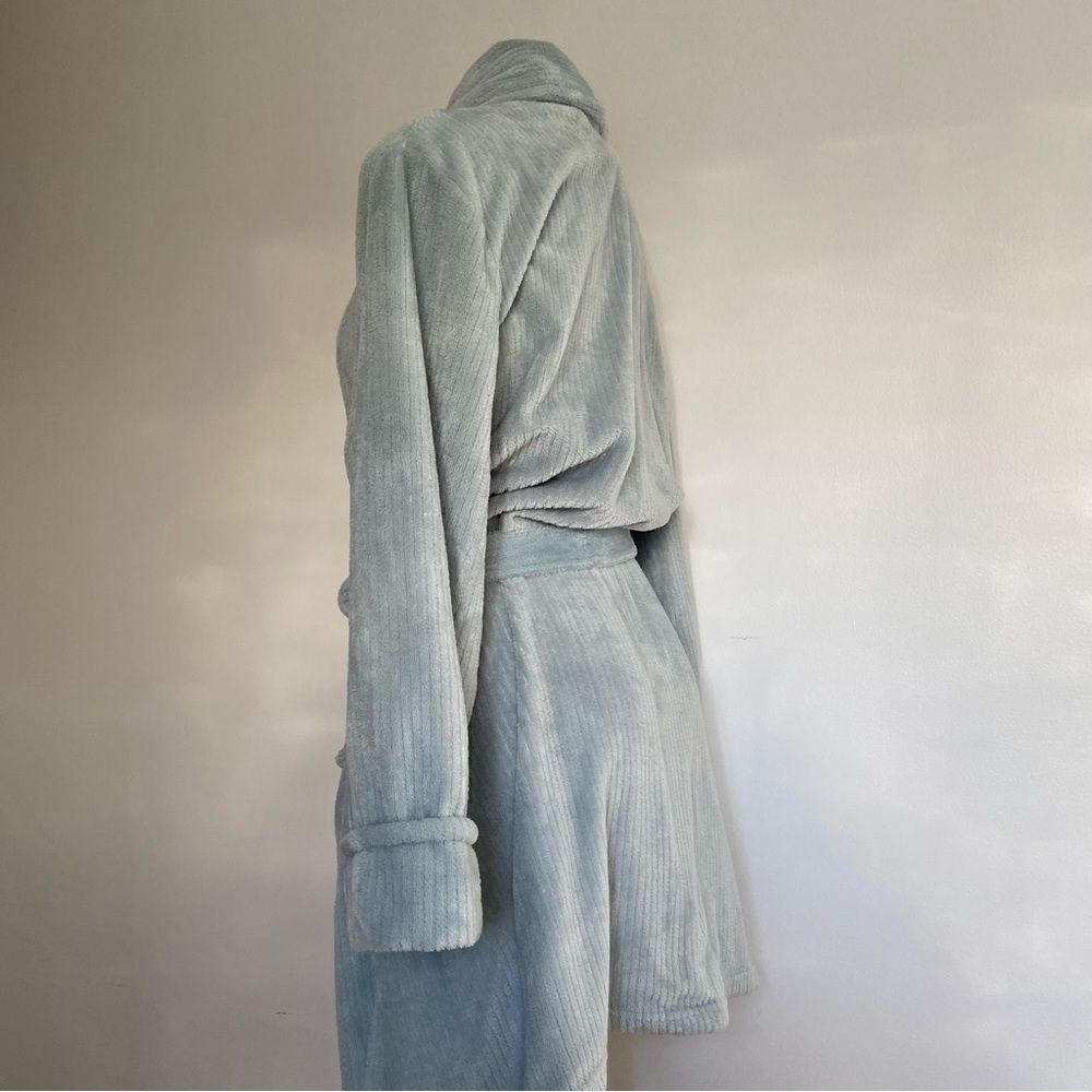 Simple Pleasures Ribbed Soft Cozy Warm Robe 1X - Picture 7 of 9